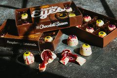 Spooky Eyeballs- Raspberry Caramel 8 piece
