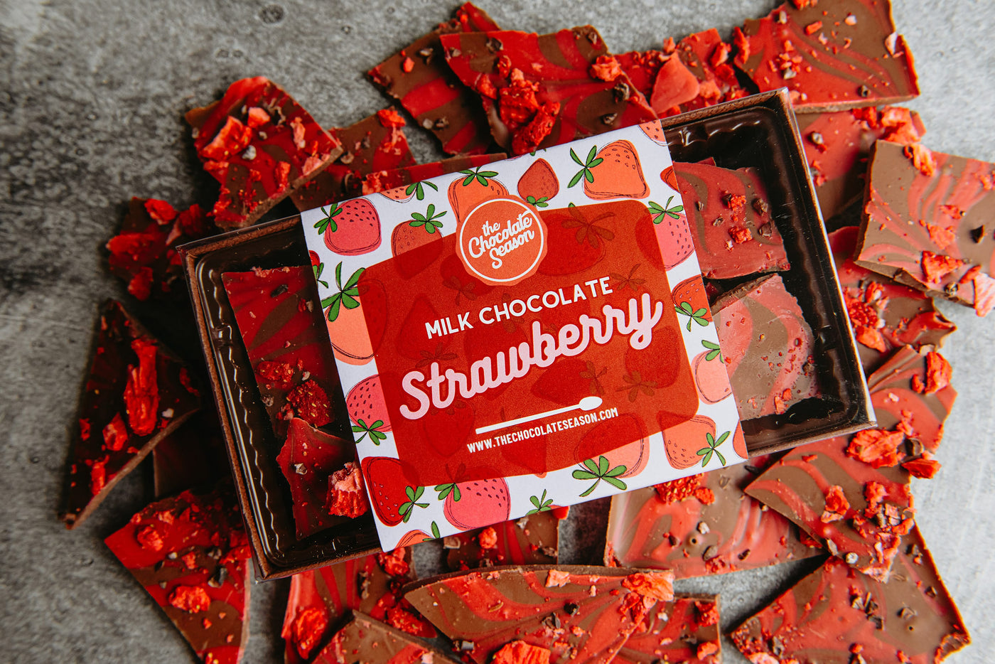 Chocolate Strawberry Bark