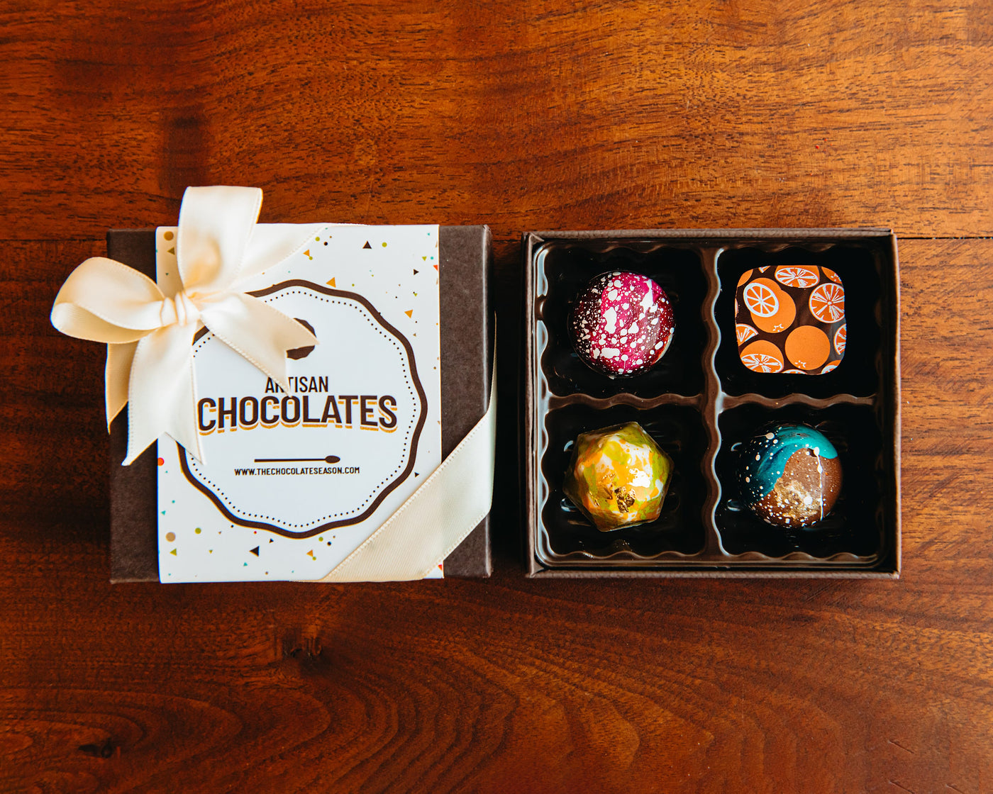 4 Piece Artisan Chocolates