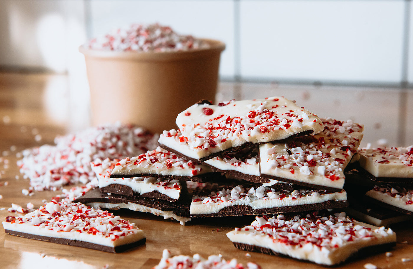 Peppermint Chocolate Bark