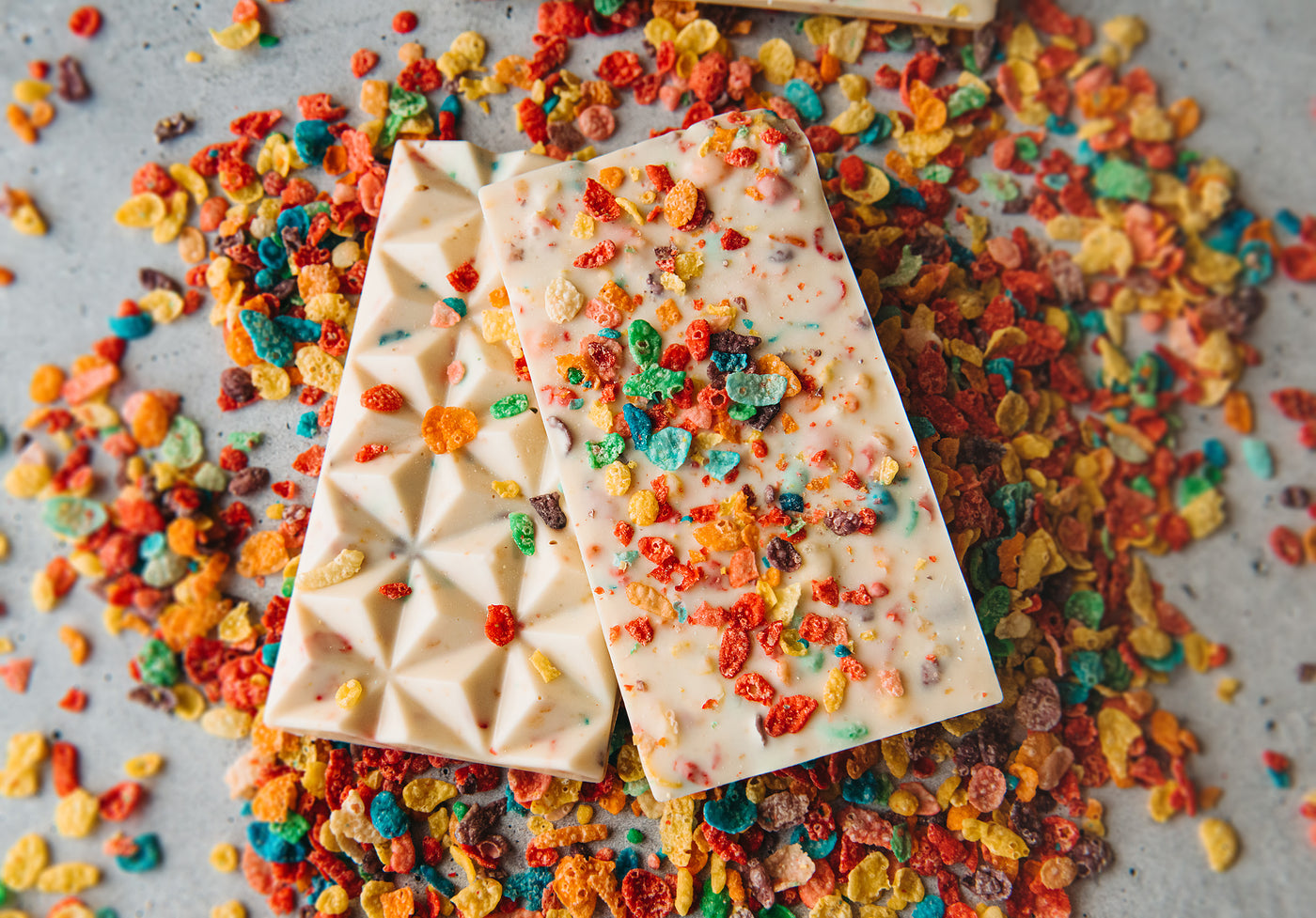 Fruity Pebbles & Pop Rocks Chocolate Bar